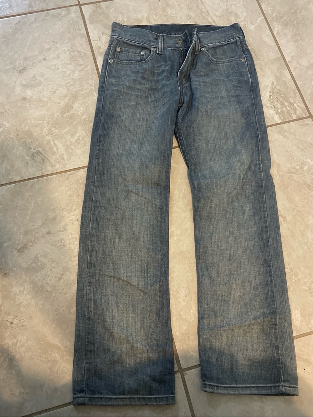 Boys basketball Blue Straight-Leg Jeans